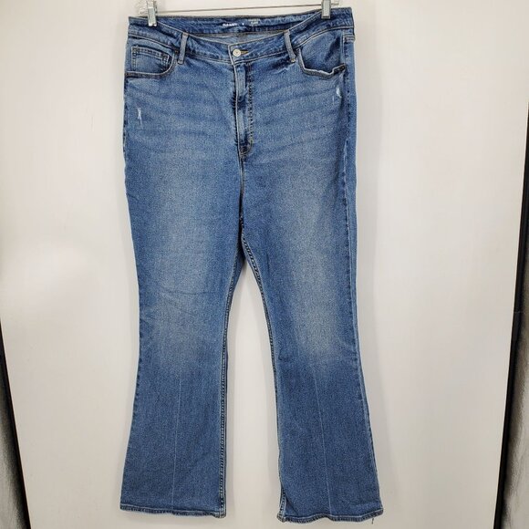 Old Navy Denim - Old Navy Higher High Rise Flare Women's Wide Leg Denim Jeans Size 18